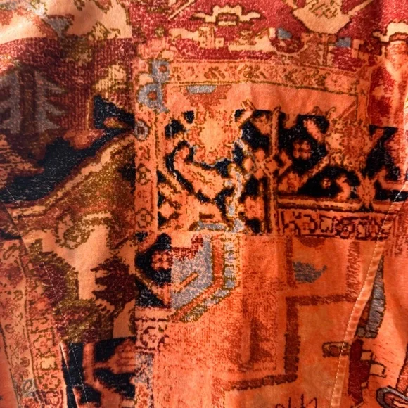 Anthropologie Tapestry Cropped Velvet Moto Jacket Small/Medium - Picture 12 of 15